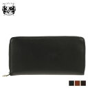 SONNE ゾンネ 財布 長財布 メンズ ラウンドファスナー SCHAF LONG WALLET ブラック ブラウン 黒 SOS001A