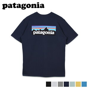 patagonia パタゴニア Tシャツ 半袖 レスポンシビリティー メンズ レディース P-6 LOGO RESPONSIBILI TEE ブラック ホワイト グレー ネイビー ブルー イエロー 黒 白 38504