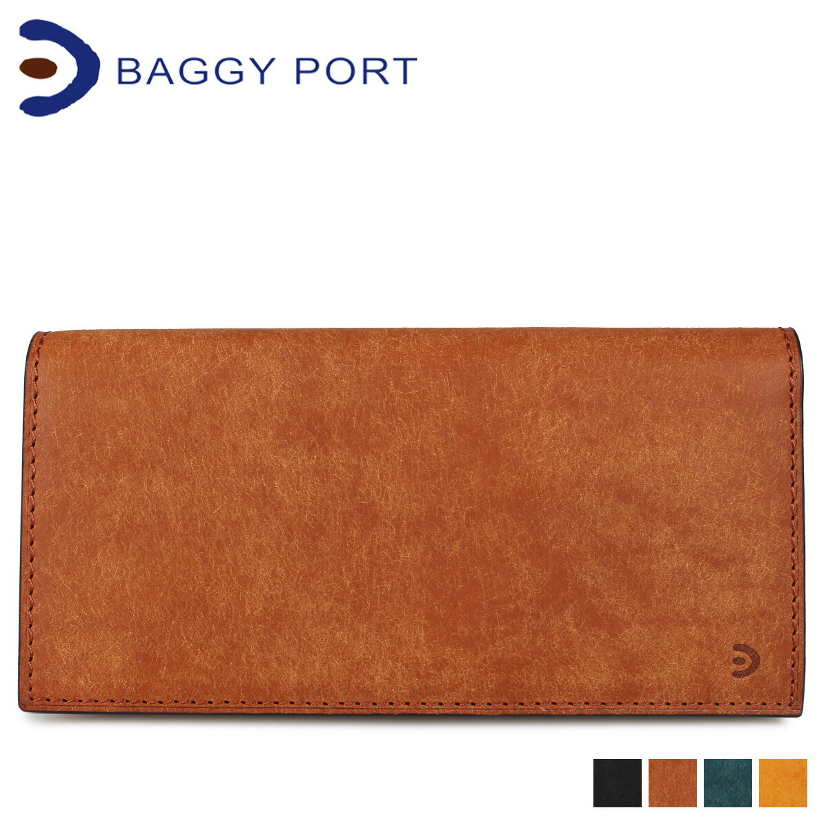 【最大1000円OFFクーポン配布中】 バギーポート BAGGY PORT 財布 長財布 ブオナ メンズ レディース BUONA LONG WALLET ブラック キャメル ブルー イエロー 黒 ZYS2401