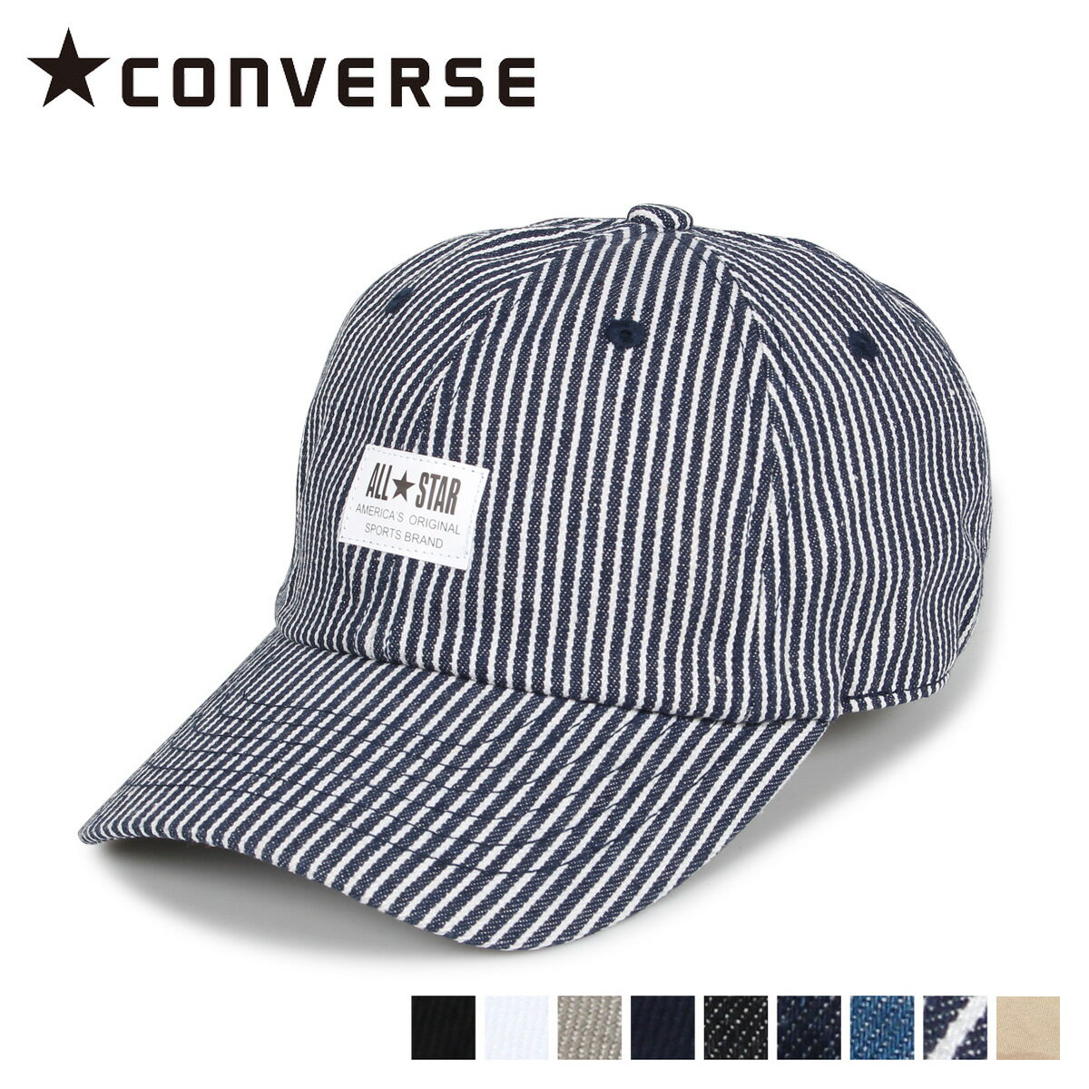コンバース 帽子 メンズ CONVERSE コンバース キャップ 帽子 ローキャップ メンズ レディース CN WH LABEL LOW CAP ブラック ホワイト グレー ネイビー ダークネイビー ヒッコリー 黒 白 187-112702