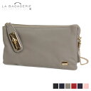  LA BAGAGERIE ラ バガジェリー バッグ ショルダーバッグ ハンドバッグ クラッチバッグ レディース 3WAY PURSE POCHETTE ブラック ネイビー グレージュ レッド パープル ピンク 黒 B62-09-02 母の日