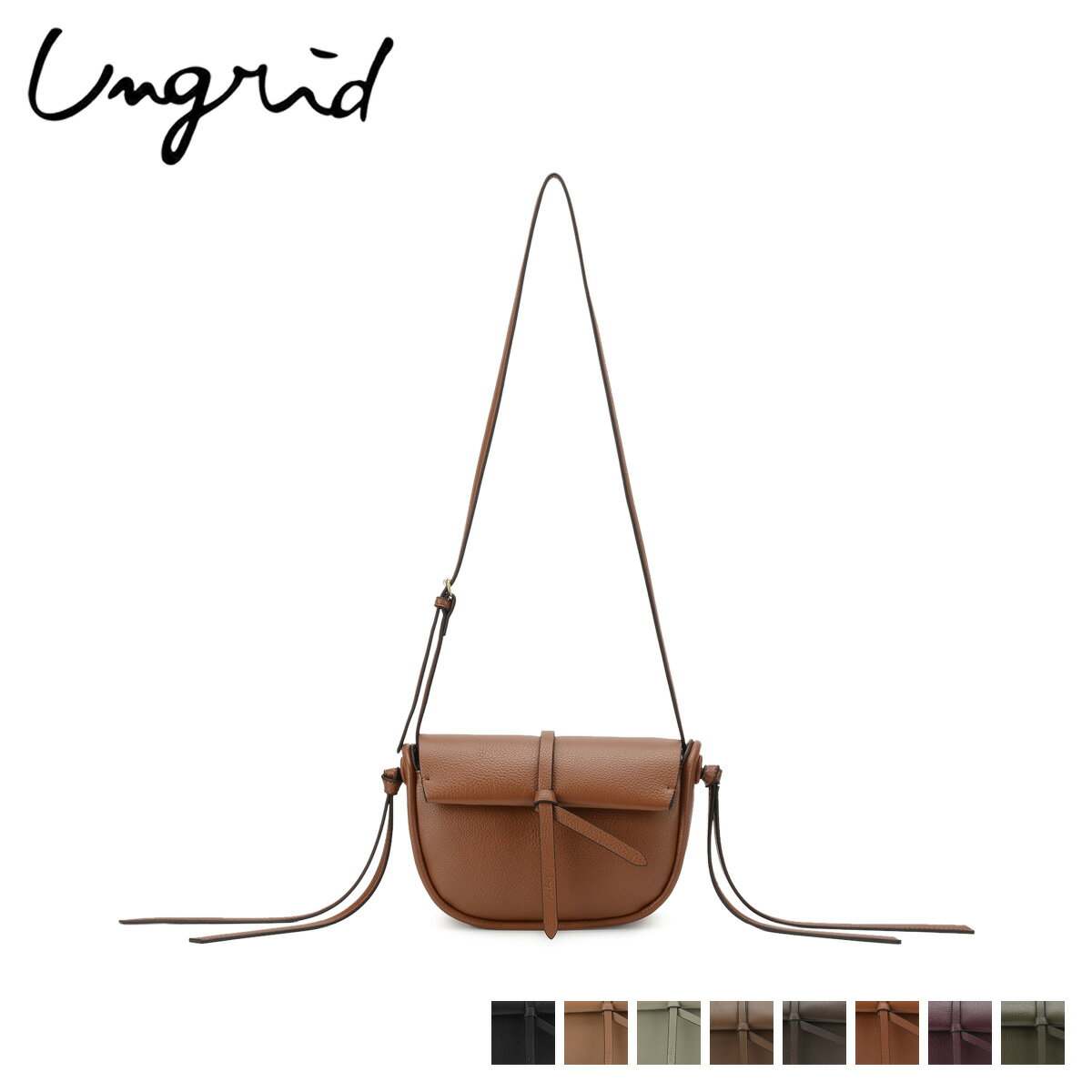 楽天シュガーオンラインショップアングリッド Ungrid バッグ ショルダーバッグ レディース SHOULDER BAG ブラック ベージュ オリーブ オーク ダーク ブラウン キャメル ワイン レッド ダーク グリーン 黒 51640