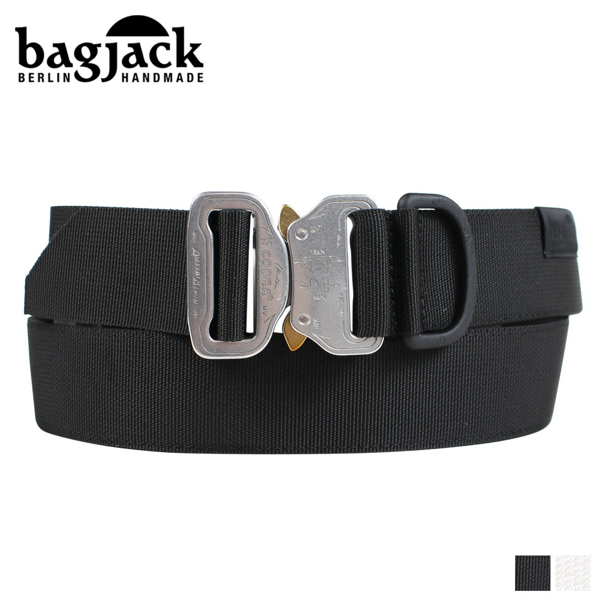 bagjack バッグジャック ベルト コブラ バックル メンズ COBLA BELT NEXT LEVEL NXL 40 POLISHED ブラック ホワイト 黒 白