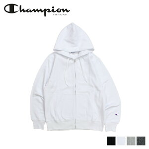 【最大1000円OFFクーポン配布中】 Champion チャンピオン パーカー リバースウィーブ スウェット ジップアップ メンズ レディース REVERSE WEAVE ZIP HOODED SWEATSHIRT ブラック ホワイト 黒 白 オックスフォードグレー ミッドチャコールヘザー C3-K101