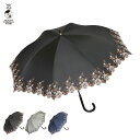 グラスファイバー ジェニュイン アンブレラ ワークス GENUINE UMBRELLA WORKS 日傘 長傘 軽量 レディース 99％UVカット 晴雨兼用 47cm 8本骨 グラスファイバー骨 桜骨 雨傘 遮熱 耐風 雨具 紫外線対策 ブラック オフ ホワイト ネイビー 黒 015S 母の日