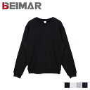 【最大1000円OFFクーポン配布中】 ビーマー BEIMAR ニット セーター 長袖 メンズ レディース クルーネック BASIC CREW SWEATER 10OZ ブラック ホワイト グレー ネイビー 黒 白 F100