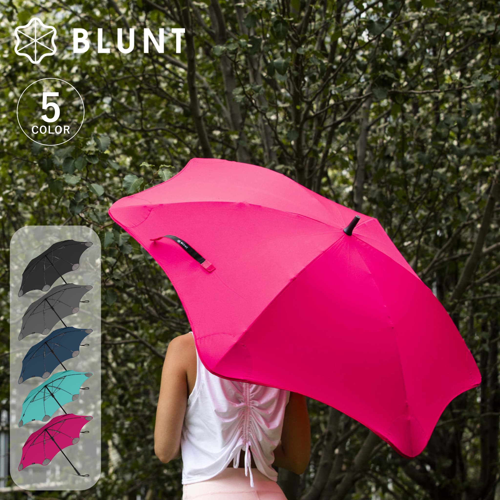ブラント BLUNT 長傘 雨傘 57cm クーペ COUPE メンズ レディース 軽量 耐風 ブラ ...