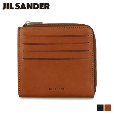 【最大1000円OFFクーポン】 JIL SANDER ジルサンダー ミニ財布 コインケース 小銭入れ カードケース メンズ レディース L字ファスナー MULTI WALLET ブラック ブラウン 黒 JSMS840135