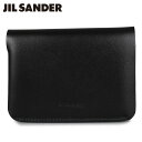 ジルサンダー プレゼント メンズ（30000円程度） 【最大1000円OFFクーポン配布中】 JIL SANDER ジルサンダー ミニ財布 カードケース メンズ レディース スリム 薄型 DOUBLE CARD WALLET ブラック 黒 JSMS840136