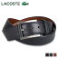 【最大1000円OFFクーポン配布中】 LACOSTE ラコステ ベルト メンズ BELT ブラック ネイビー ダークブラ..