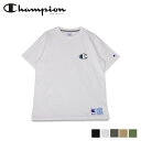 yő1000~OFFN[|zzz Champion `sI TVc  Y fB[X SHORT SLEEVE T-SHIRT ubN zCg `R[ Th x[W O[   C3-U305