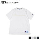 yő1000~OFFN[|zzz Champion `sI TVc  Y fB[X SHORT SLEEVE T-SHIRT ubN zCg O[ lCr[   C3-U306