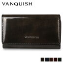VANQUISH ヴァンキッシュ キーケース メンズ 本革 5連 小銭入れ付き L字ファスナー KEY CASE グレー ネイビー ワイン ダーク ブラウン グ...