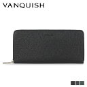 【最大1000円OFFクーポン配布中】 VANQUISH ヴァンキッシュ 長財布 メンズ ラウンドファスナー 本革 LONG WALLET ブラック ネイビー ダ..