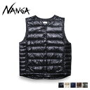 ナンガ ダウンベスト レディース 【最大1000円OFFクーポン配布中】 NANGA ナンガ インナーダウン ダウンベスト レディース INNER DOWN VEST ブラック ネイビー ベージュ カーキ ブラウン 黒