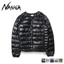 NANGA iK Ci[_E J[fBK AE^[ WPbg fB[X INNER DOWN CARDIGAN ubN lCr[ x[W J[L uE 