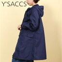 【最大1000円OFFクーポン配布中】 Y’SACCS イザック レインコート レインウェア カッパ レディース 撥水 モッズ MODS ネイビー Y71-90...