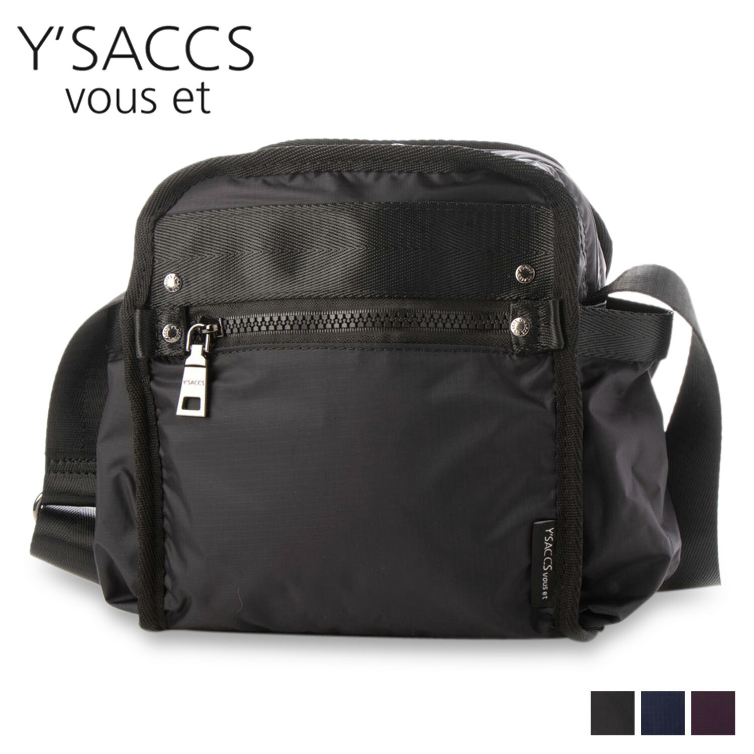 イザック バッグ YSACCS vous et イザックヴーエ ショルダーバッグ ポシェット レディース LIP POCHETTE ブラック ネイビー パープル 黒 YV007-01 母の日