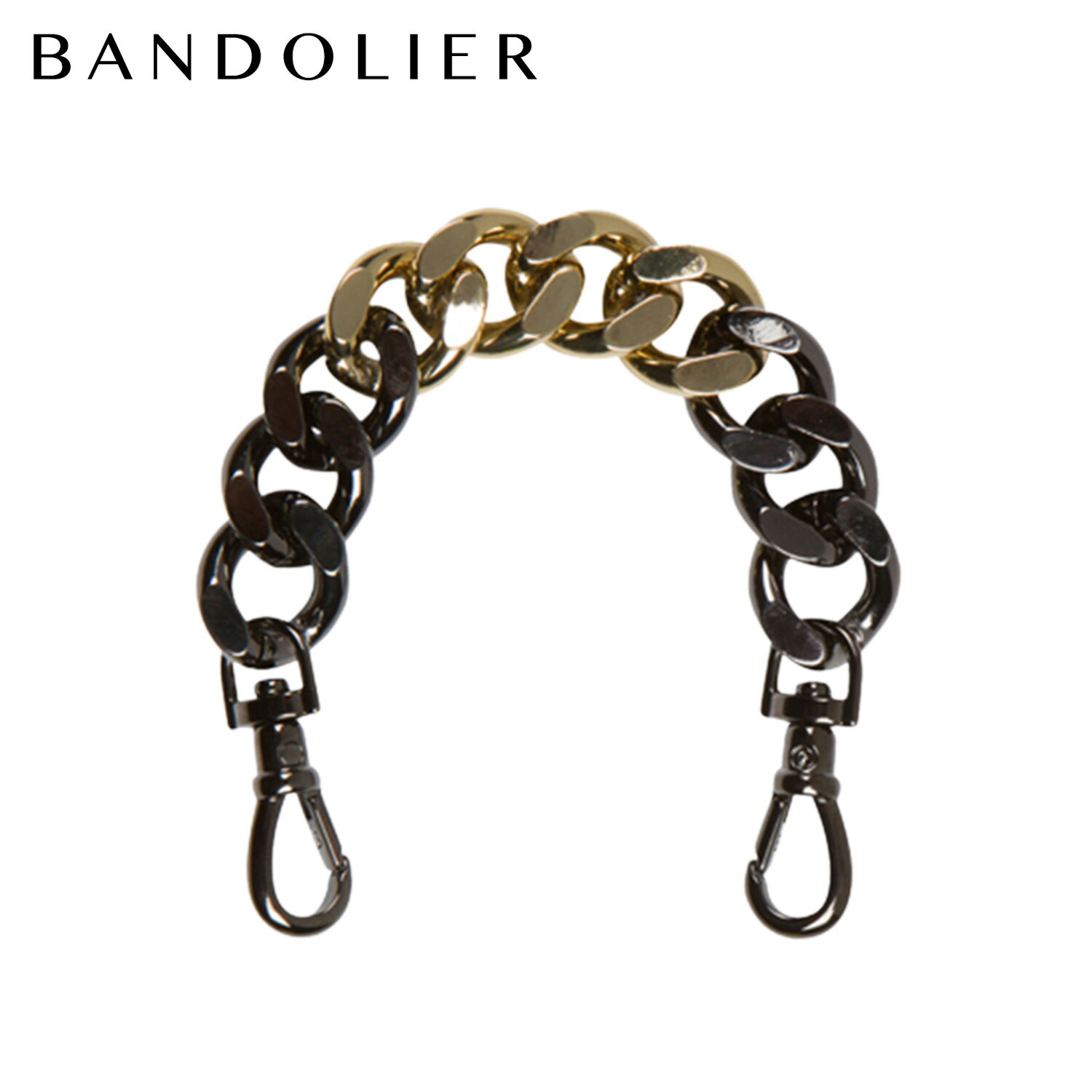 バンドリヤー BANDOLIER ストラップ スマホケース用 ハンドストラップ 携帯 落下防止 ローラ チェーン メンズ レディース LOLA CHAIN STRAP ブラック 黒 31LOL