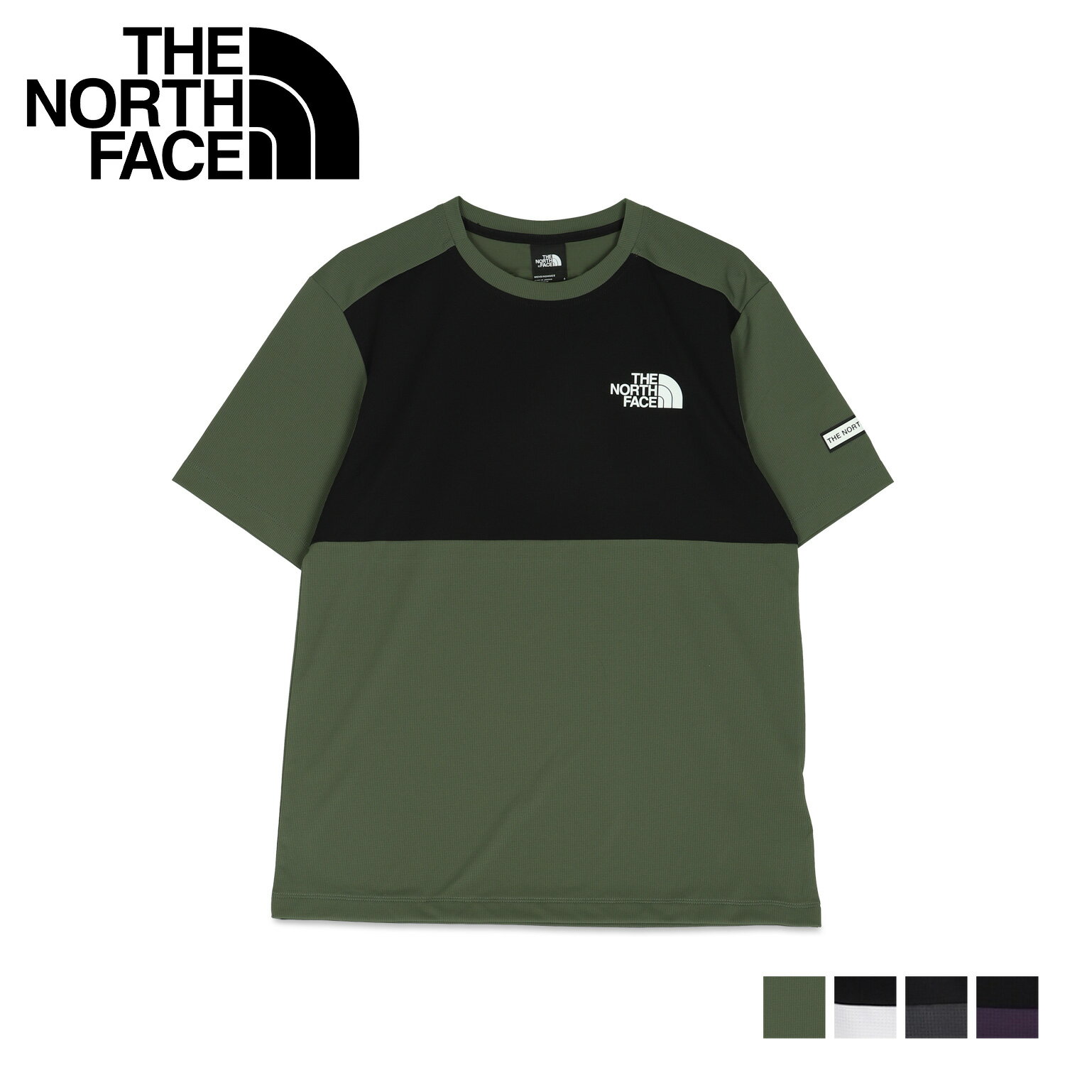 【最大1000円OFFクーポン】 THE NORTH FACE ノースフェイス Tシャツ 半袖 メンズ MA HYBRID SS TEE ブラック グレー カーキ 黒 NF0A5IBY