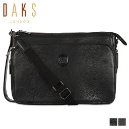 ショルダーバッグ 【最大1000円OFFクーポン配布中】 ダックス DAKS ショルダーバッグ メンズ 本革 斜め掛け 小さめ SHOULDER BAG ブラック ブラウン 黒 DA29135