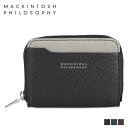 【最大1000円OFFクーポン配布中】 MACKINTOSH PHILOSOPHY マッキントッシュ フィロソフィー 財布 小銭入れ コインケース パスケース メンズ グレンフィディック ラウンドファスナー 本革 COIN PURSE ブラック ネイビー チョコ 黒 MAP-2070121