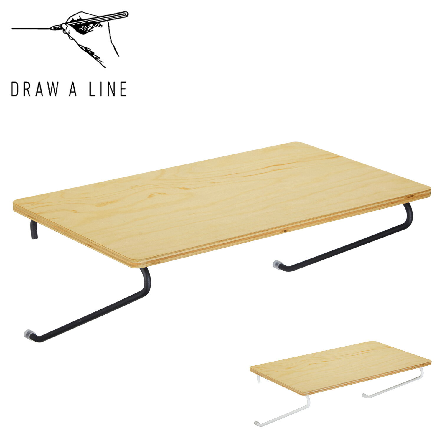 DRAW A LINE ドローアライン シェルフ 収納棚 ラック シェルフA つっぱり棒 伸縮棒 004 Shelf A 木製 北欧 D-SA