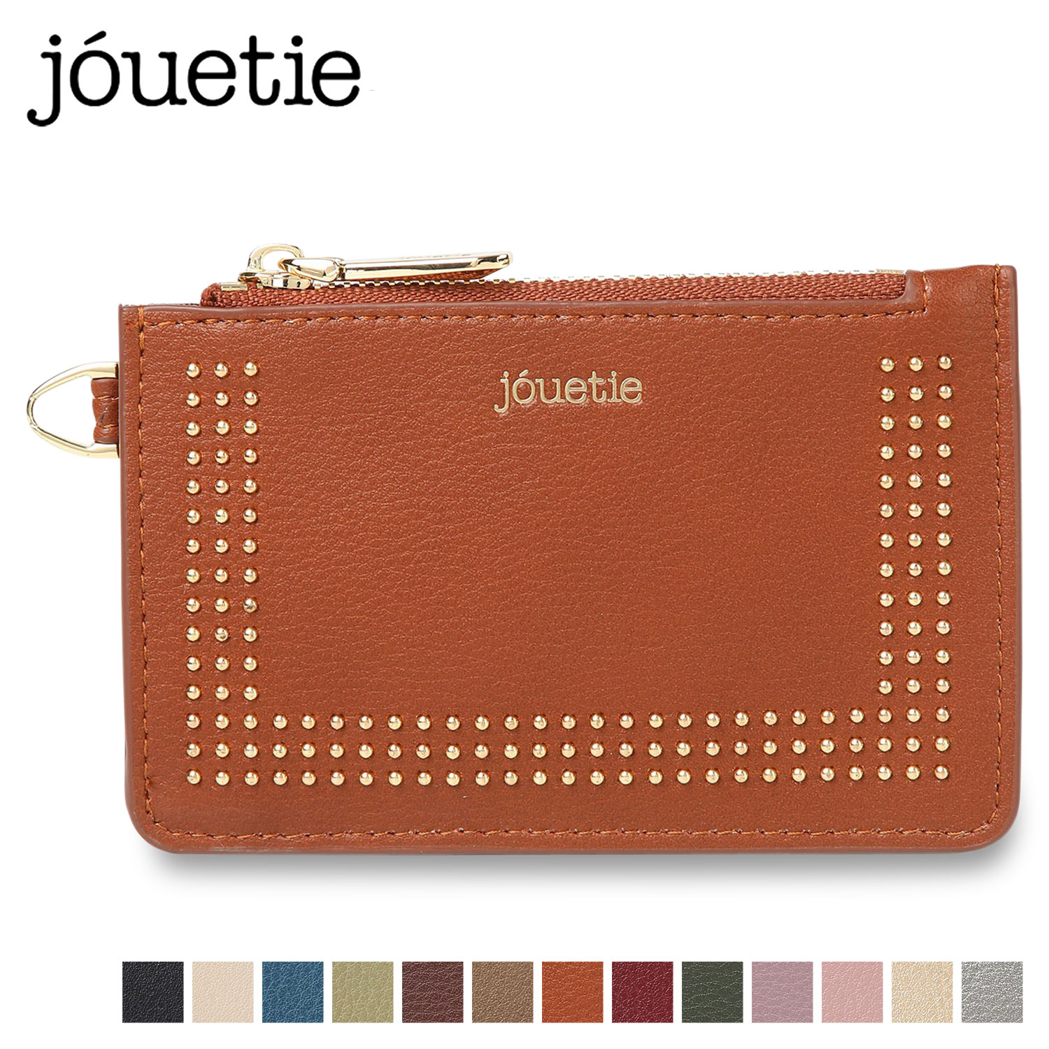  jouetie ジュエティ ミニ財布 コインケース 小銭入れ カードケース レディース MICRO STUDS CARD CASE JUT-80880W