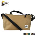 ドリフター Drifter ショルダーバッグ メンズ レディース 斜めがけ 小さめ UTILITY PACK ブラック ベージュ グリーン レオパード 黒 DF...