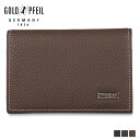 GOLD PFEIL ゴールドファイル カードケース 名刺入れ 定期入れ メンズ 本革 CARD CASE ブラック ネイビー ダーク ブラウン 黒 GP244...