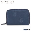 MACKINTOSH PHILOSOPHY マッキントッシュ フィロソフィー 財布 小銭入れ コインケース メンズ 本革 ラウンドファスナー WALLET ブラ...