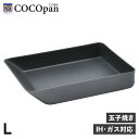 【最大1000円OFFクーポン配布中】 ココパン COCOpan 卵焼き器 フライパン グリル Lサイズ IH ガス対応 鉄 リバーライト 極SONS C106-003 アウトドア