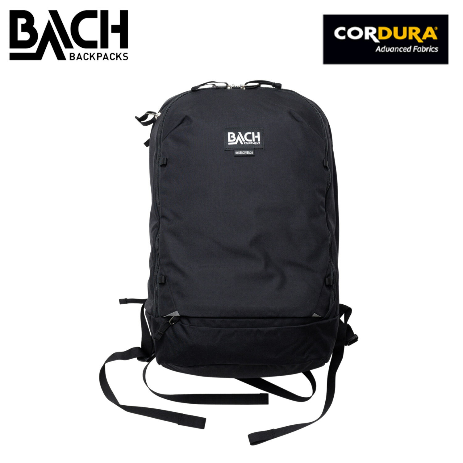 【最大1000円OFFクーポン配布中】 バッハ BACH リュック バッグ バックパックアンダーカバー26 メンズ レディース 26L 撥水 クッション搭載 UNDERCOVER26 ブラック 黒 281361