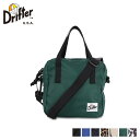 ドリフター Drifter ショルダーバッグ バッグ スクエアミニバッグ メンズ レディース 2L 2WAY 軽量 SQUARE MINI BAG ブラック ブ...