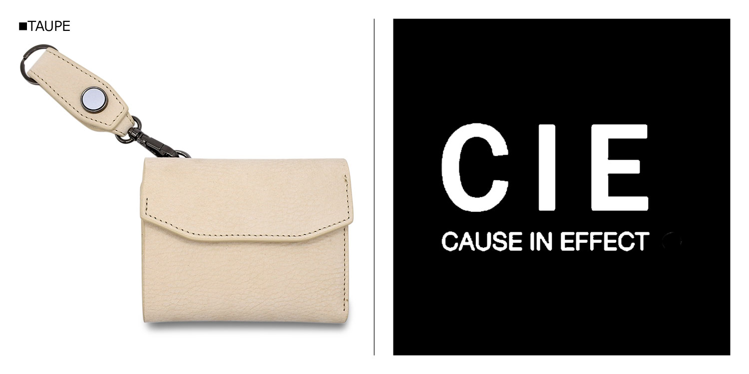 【特典付き】 シー CIE 財布 三つ折り コンパクト ミドル ウォレット メンズ レディース 本革 COMPACT MIDDLE WALLET ブラック グレー ネイビー ベージュ ブラウン 黒 32255