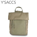 【最大1000円OFFクーポン配布中】 Y’SACCS イザック リュック バッグ バックパック レディース ラップリュック WRAP BACKPACK グレージ..