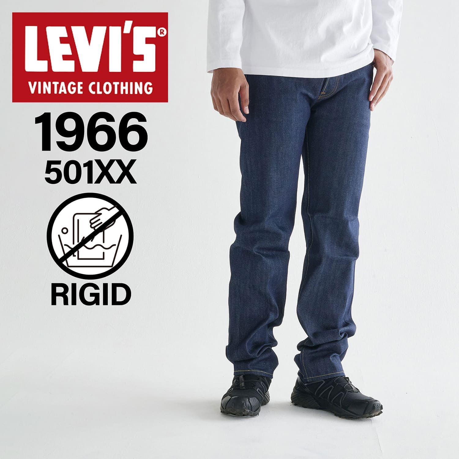  LEVIS VINTAGE CLOTHING リーバイス ビンテージ クロージング 501 ジーンズ デニム パンツ ジーパン メンズ 復刻 赤耳 リジッド 1966 501 JEANS インディゴ 66501-0146