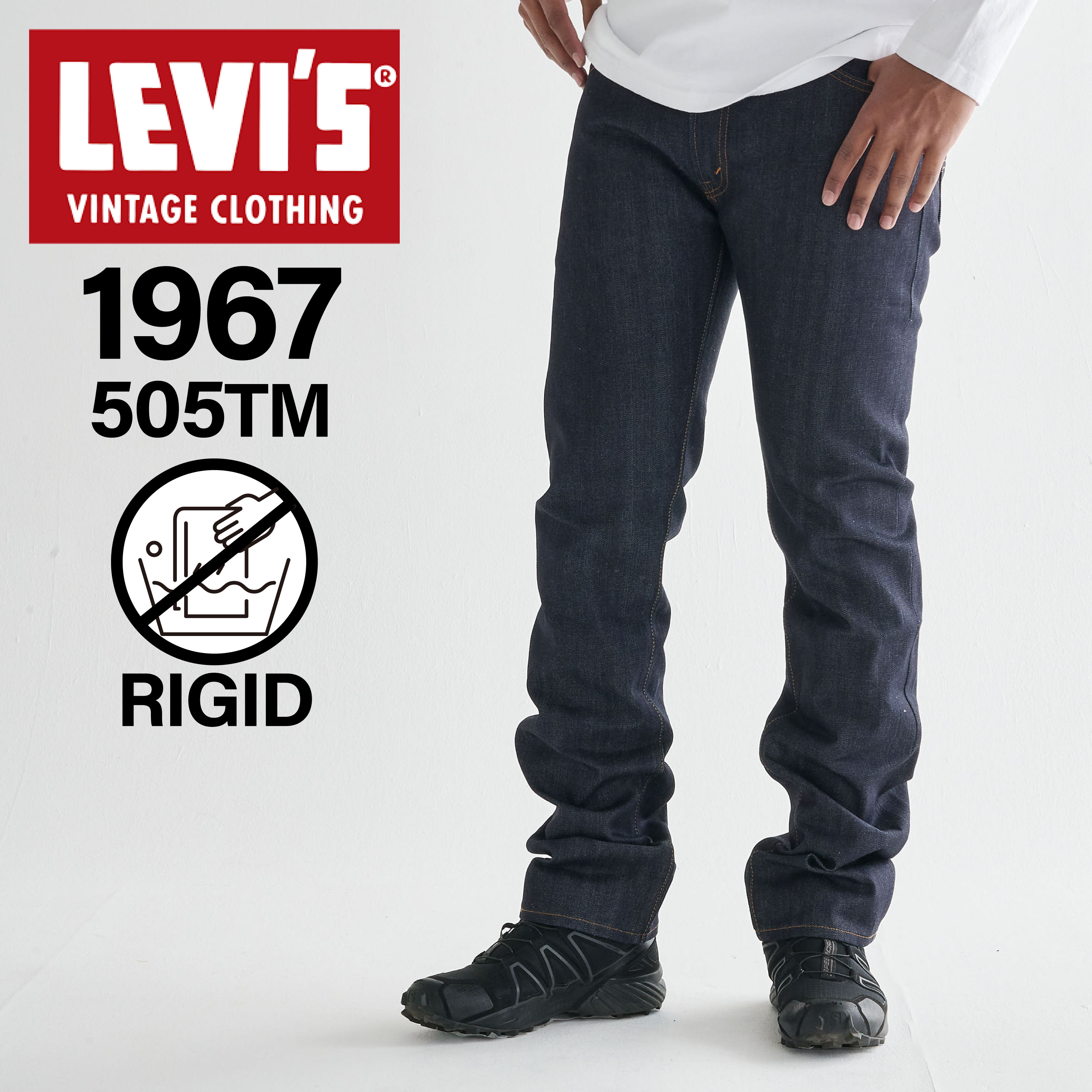 【最大1000円OFFクーポン配布中】 LEVIS VINTAGE CLOTHING リーバイス ビンテージ クロージング 505 ジーンズ デニム パンツ ジーパン メンズ 復刻 ストレート リジッド 1967 505TM JEANS インディゴ 67505-0130