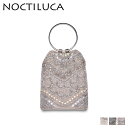 NOCTILUCA ノクチルカ パーティーバッグ ショルダーバッグ ハンドバッグ ビーズリングハンドル レディース 2WAY 結婚式 BEADS RING HANDLE ホワイト シルバー ブラウン 白 558197