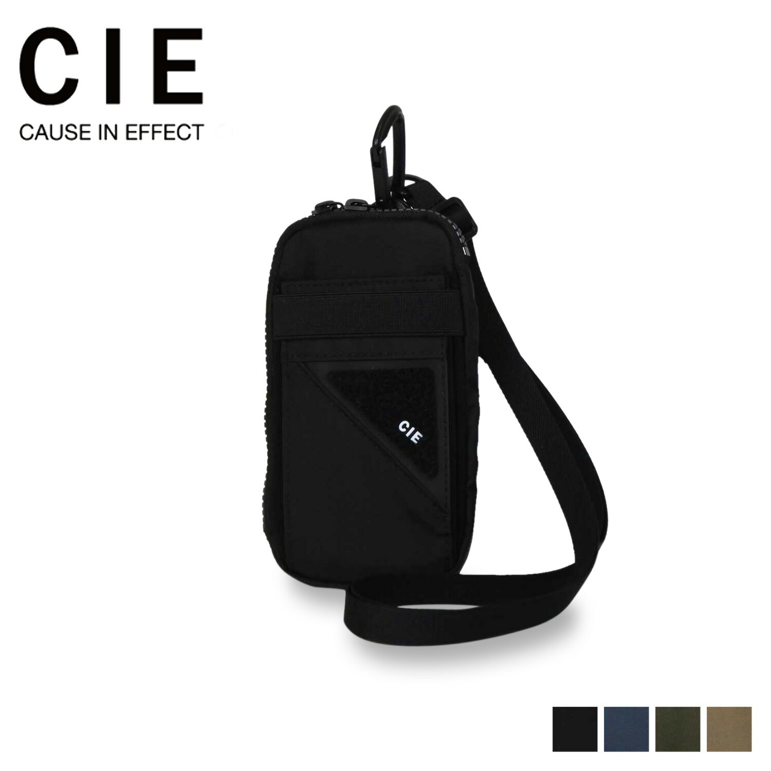 シー CIE ポーチ 小物入れ フローネック メンズ レディース FLOW NECK PORCH ブラック ネイビー ベージュ オリーブ 黒 022107