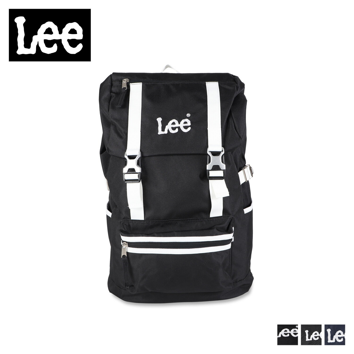 【最大1000円OFFクーポン発行中】 リー Lee リュック バッグ バックパック ミリオン メンズ レディース 25L MILLION ブラック ネイビー 黒 320-4800