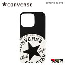 CONVERSE コンバース iPhone13 Pro スマホケース メンズ レディース 携帯 アイフォン BIG CIRCLE LOGO PU LEATHER BACK CASE ホワイト 白 【メール便】