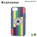 CONVERSE コンバース iPhone SE2 8 7 スマホケース メンズ レディース 携帯 アイフォン CIRCLE LOGOHYBRID IML BACK CASE グレー マルチ 【メール便】