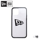 NEW ERA ニューエラ iPhone 12mini スマホケース 携帯 アイフォン カバー メンズ レディース FLAG LOGO HYBRID CLEAR...