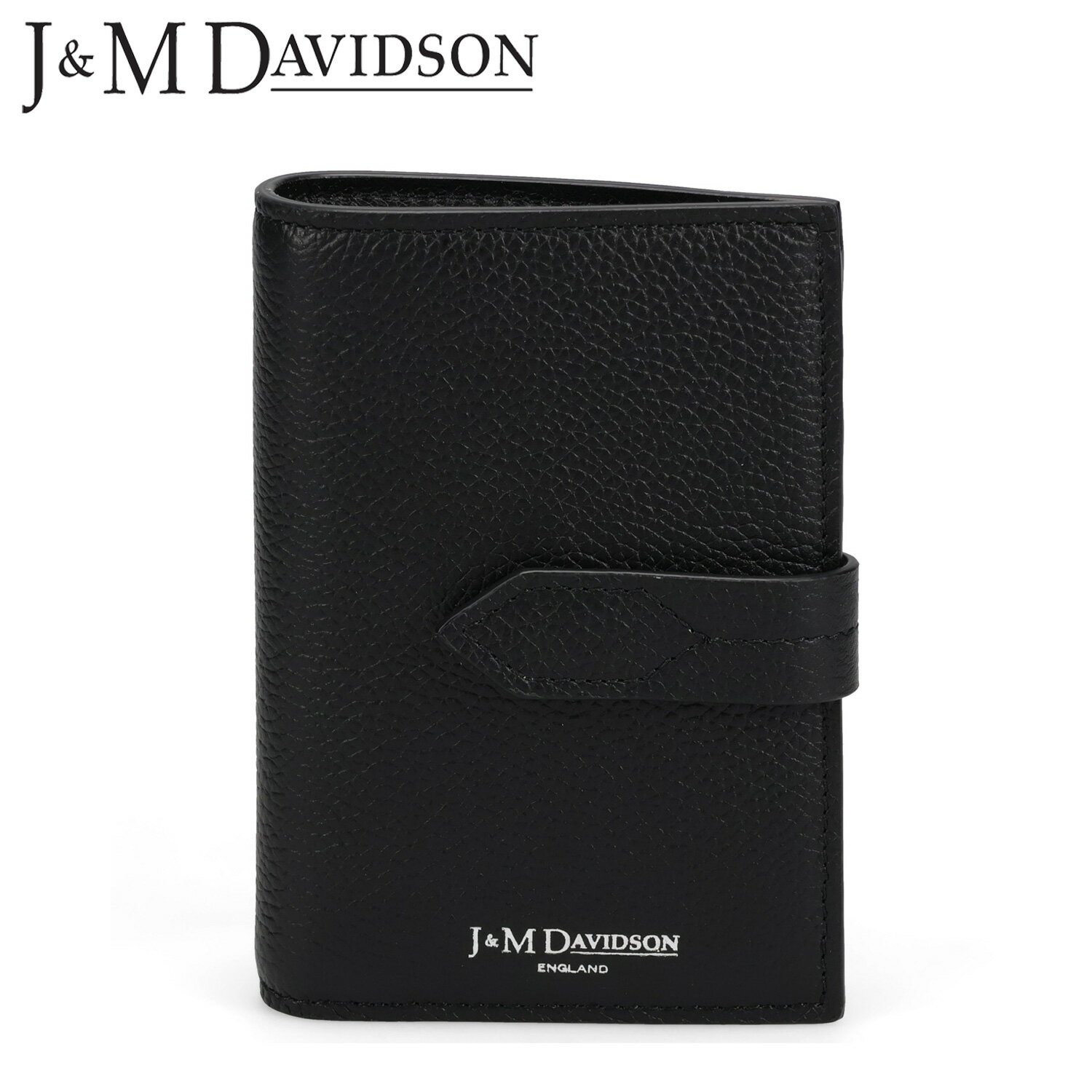 ジェイアンドエムデヴィッドソン J&M DAVIDSON 財布 二つ折り ロサンジ フォルド ウォレット メンズ レディース LOSANGE FOLD WALLET ブラック 黒 SLSF-0XX-SGSC