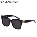 【最大1000円OFFクーポン配布中】 BALENCIAGA バレンシアガ サングラス メンズ レディース アジアンフィット UVカット SUNGLASSES ブラック 黒 BB0102A-001 母の日