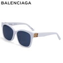 【最大1000円OFFクーポン配布中】 BALENCIAGA バレンシアガ サングラス メンズ レディース アジアンフィット SUNGLASSES ホワイト 白...