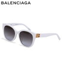 【最大1000円OFFクーポン配布中】 BALENCIAGA バレンシアガ サングラス メンズ レディース アジアンフィット SUNGLASSES ホワイト 白...