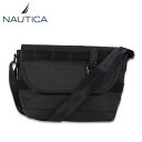 【最大1000円OFFクーポン配布中】 NAUTICA ノーティカ メッセンジャーバッグ ショルダーバッグ メンズ 斜めがけ MESSENGER BAG ブラック 黒 370-501