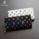CASTELBAJAC カステルバジャック 財布 長財布 ジェルマン メンズ レディース ラウンドファスナー 本革 モノグラム LONG WALLET ブラック...